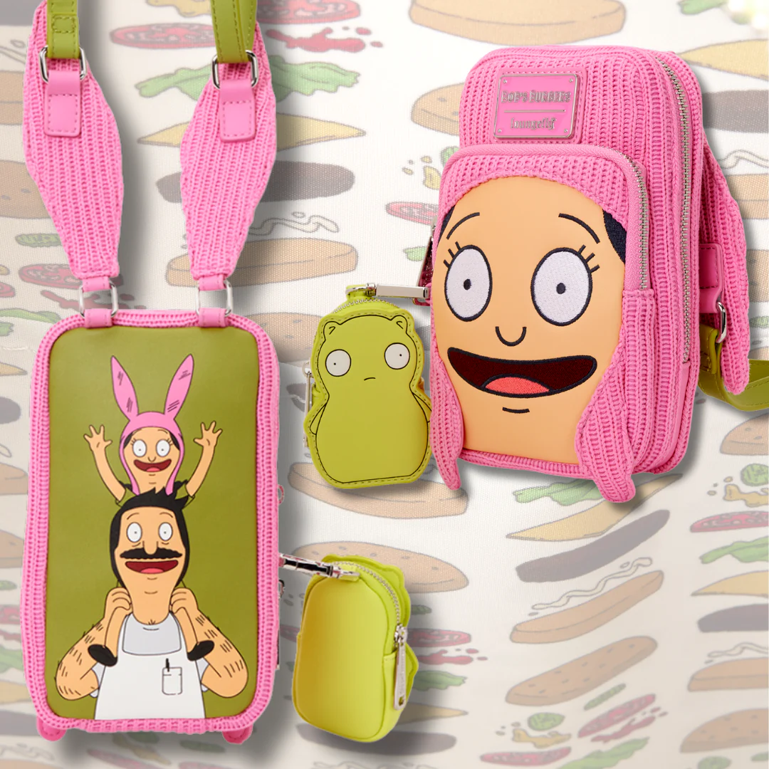 BOB'S BURGERS LOUISE COSPLAY CROSSBODY BAG WITH COIN BAG