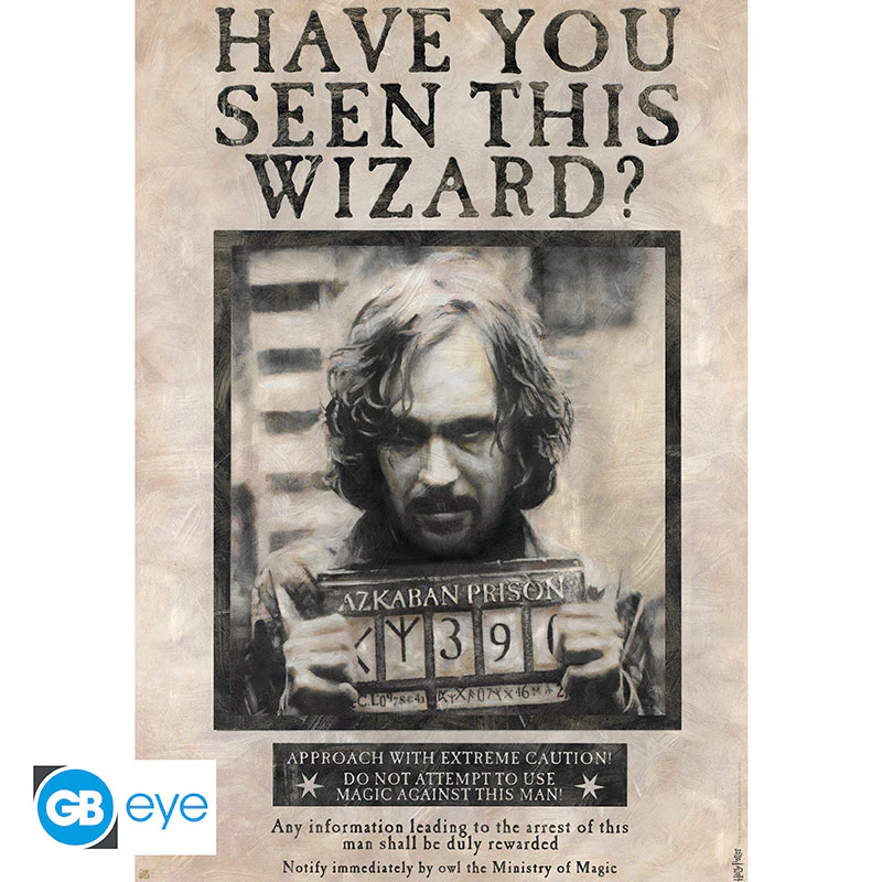 GB eye Harry Potter Wanted Sirius Black 61 x 91.5cm Maxi Poster