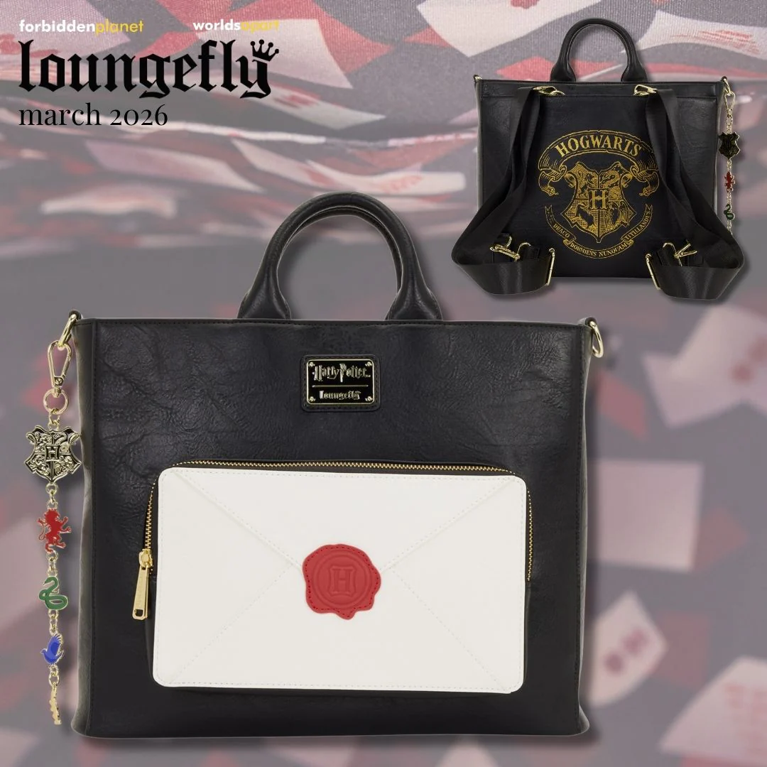LF WB HARRY POTTER HOGWARTS LETTER CONVERTIBLE BACKPACK & TOTE BAG