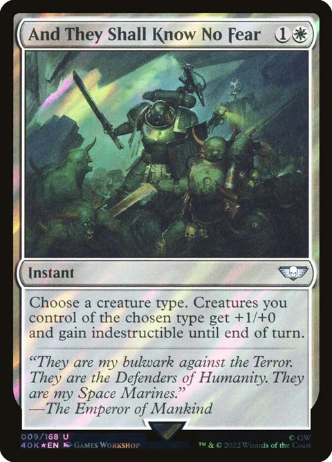 And They Shall Know No Fear (9★) - Surge-Foil