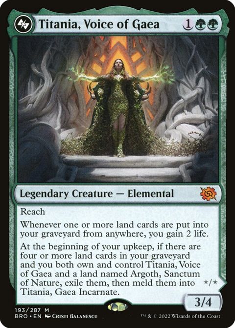 Titania, Voice of Gaea // Titania, Gaea Incarnate (193)