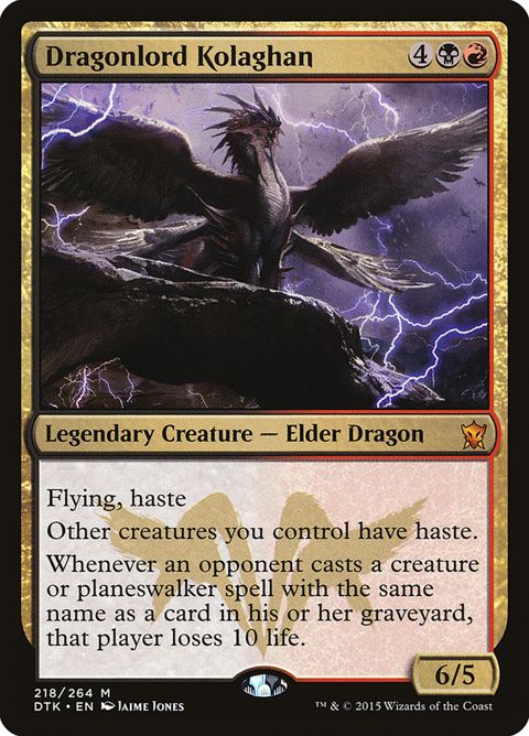 Dragonlord Kolaghan (218)