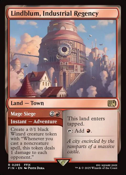 Lindblum, Industrial Regency // Mage Siege (285)