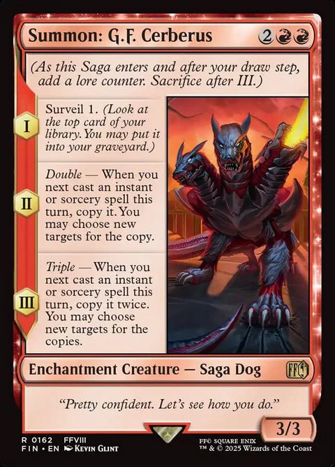 Summon: G.F. Cerberus (162)