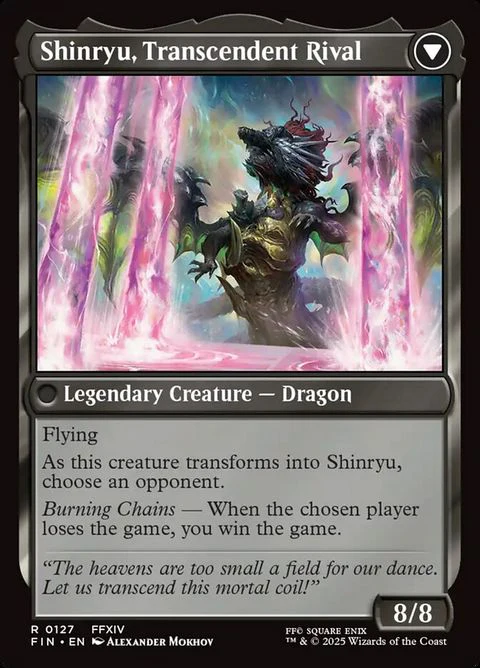 Zenos yae Galvus // Shinryu, Transcendent Rival (127) - Image 2