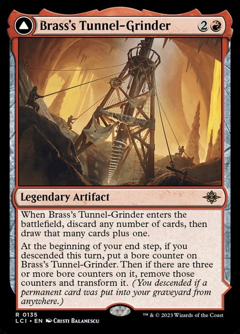 Brass's Tunnel-Grinder // Tecutlan, the Searing Rift (135)