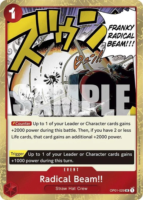 Radical Beam!! (OP01-029) - Jolly Roger Foil
