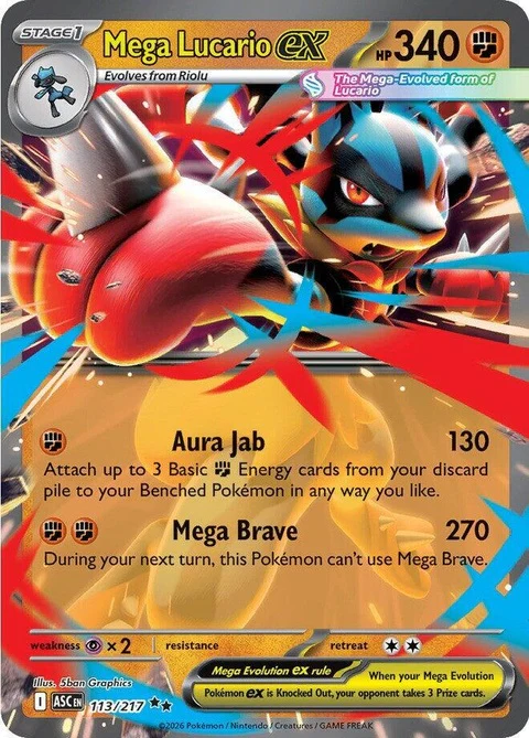 Mega Lucario Ex (113)