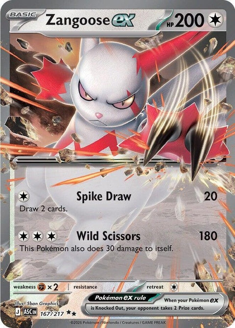 Zangoose Ex (167)