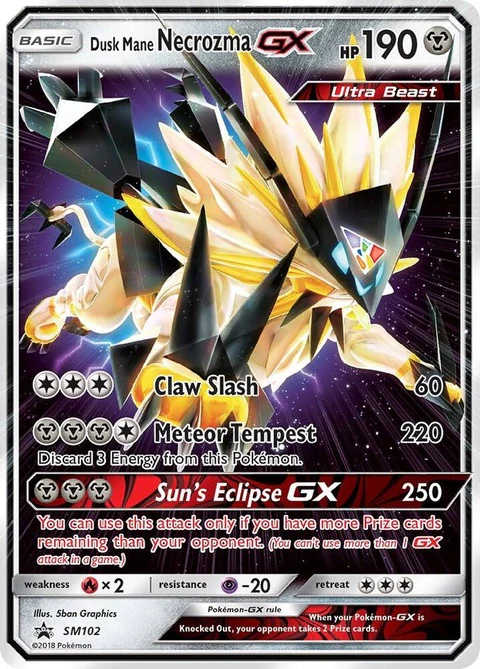Dusk Mane Necrozma Gx (SM102)