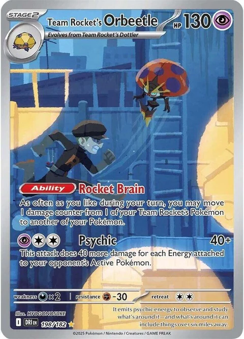 Team Rocket's Orbeetle (198)