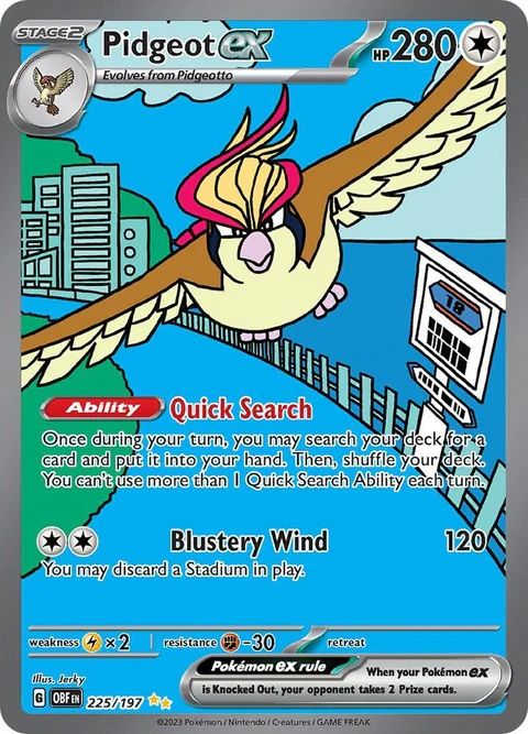 Pidgeot Ex (225)