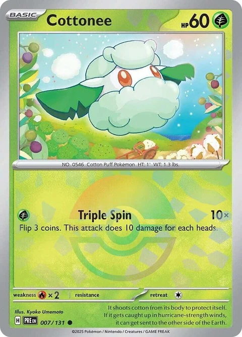 Cottonee - Poke Ball Pattern (7)