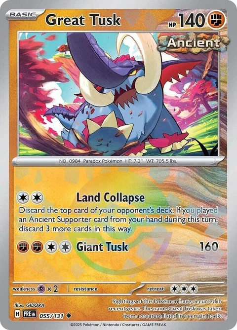 Great Tusk - Poke Ball Pattern (55)
