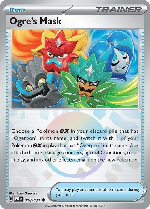 Ogre's Mask - Poke Ball Pattern (118)