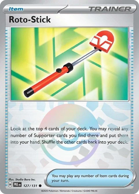 Roto-Stick - Poke Ball Pattern (127)