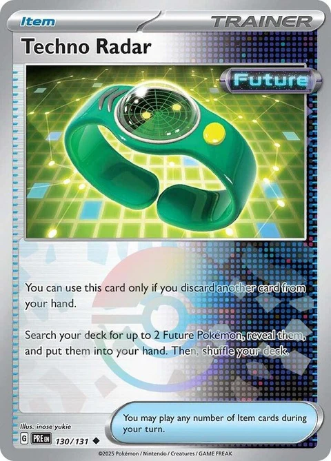 Techno Radar - Poke Ball Pattern (130)