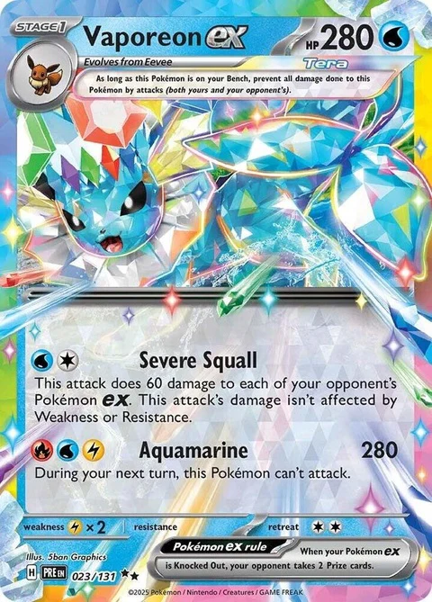 Vaporeon Ex (23)