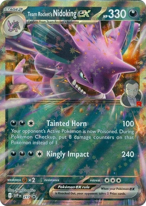 Team Rocket's Nidoking Ex (217)