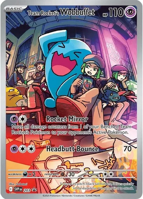 Team Rocket's Wobbuffet (203)