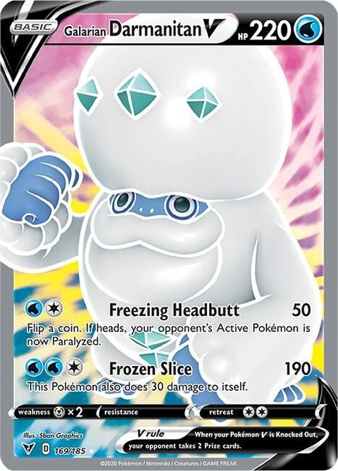 Galarian Darmanitan V - Full Art (169)