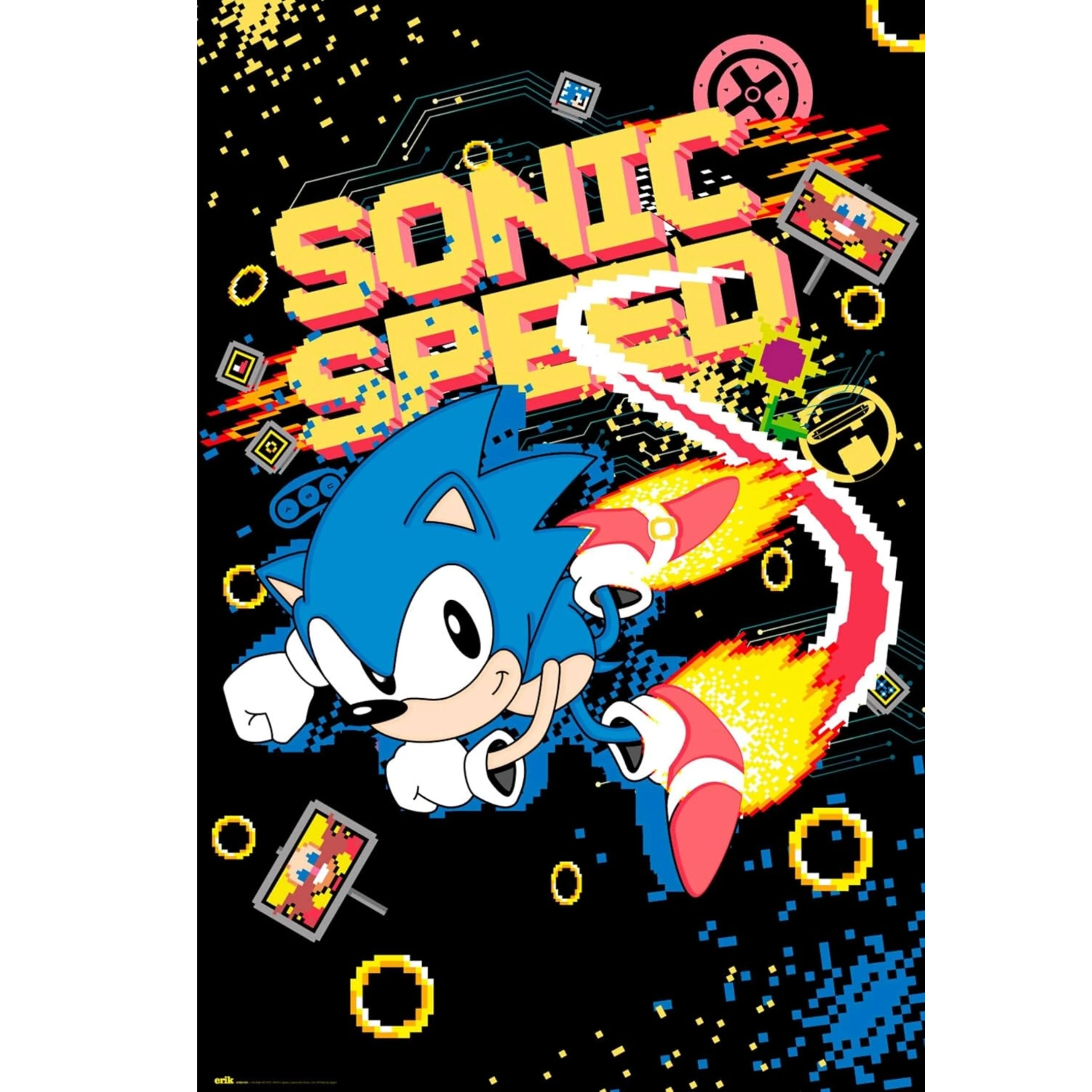 Erik Sonic The Hedgehog Speed 61 x 91.5cm Maxi Poster