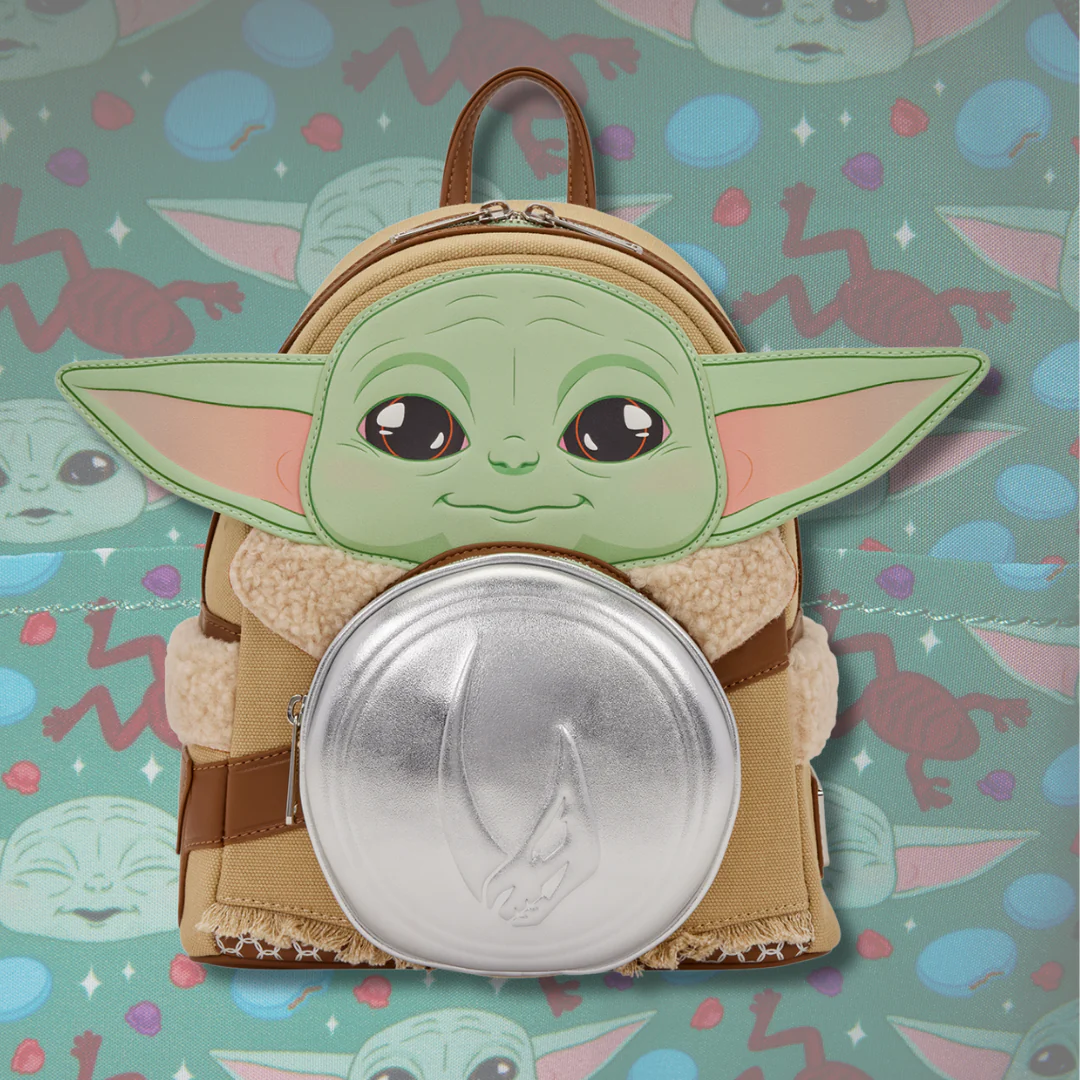 STAR WARS THE MANDALORIAN GROGU & ANZELLAN MINI BACKPACK