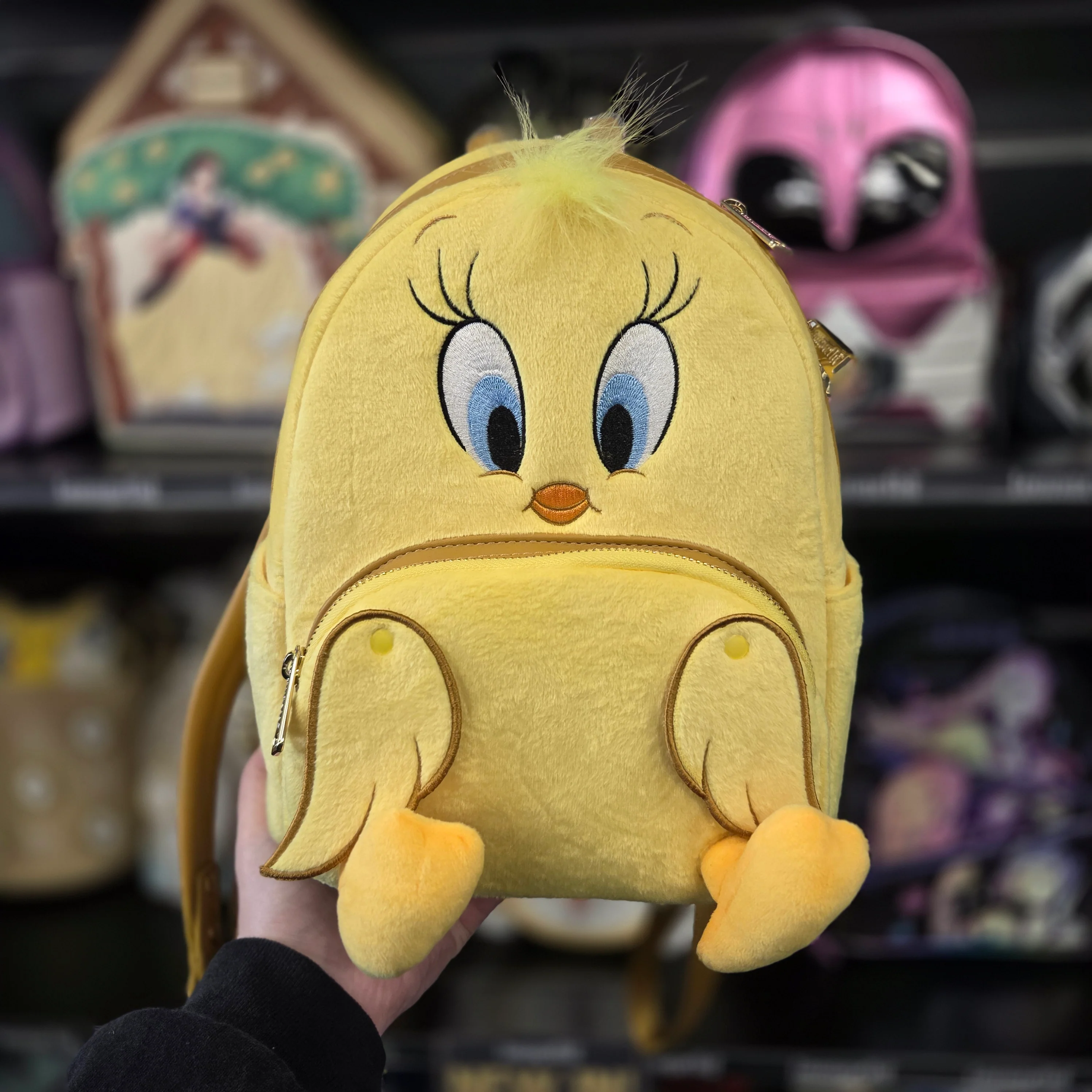 WB LOONEY TUNES TWEETY PLUSH MINI BACKPACK EXCLUSIVE